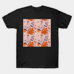 Autumn Pattern Fall Leaves T-Shirt